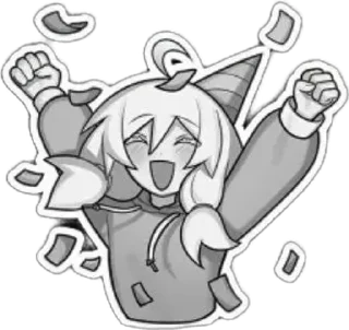 🎉 emoji Оля Петрова без надписей Telegram sticker 5 of 32