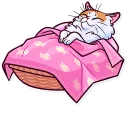 😴 emoji Meme Cats Telegram sticker 23 of 35