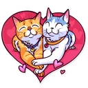 🤝 emoji Meme Cats Telegram sticker 14 of 40