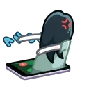 😠 emoji The Ring Telegram sticker 16 of 27
