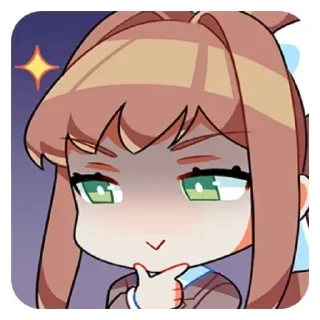 🙃 emoji Monika♡♡ Telegram sticker 9 of 13