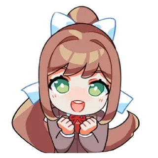 ☺️ emoji Monika♡♡ Telegram sticker 7 of 13