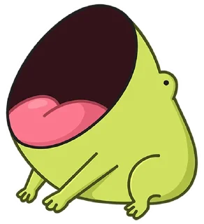 😱 emoji Лягушачий микс без текста @TgSticker Telegram sticker 16 of 49