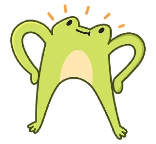🙂 emoji Лягушачий микс без текста @TgSticker Telegram sticker 24 of 49