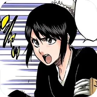 🫥 emoji Блич Telegram sticker 7 of 38