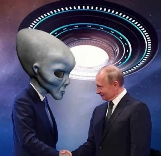Sticker from UFO ON DONBASS
