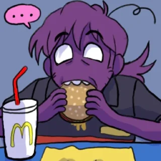 🍆 emoji Vincent Afton Telegram sticker 20 of 34