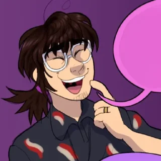 🍆 emoji Vincent Afton Telegram sticker 9 of 34