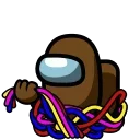 😢 emoji Among Us @stickersb2b Telegram sticker 13 of 21