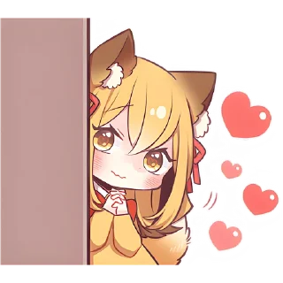 🥰 emoji Лиса-чан @Nyasticks Telegram sticker 16 of 41