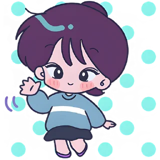 👋 emoji Ретро чан @Nyasticks Telegram sticker 19 of 41