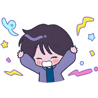 🥳 emoji Ретро кун @Nyasticks Telegram sticker 12 of 41