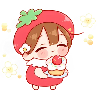 🍰 emoji Ичиго-чан @Nyasticks Telegram sticker 23 of 33
