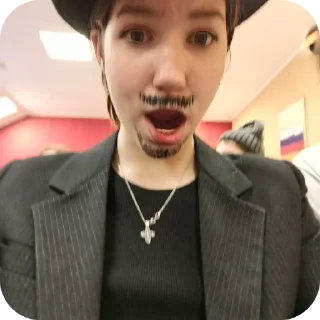 🎩 emoji шок Telegram sticker 6 of 10