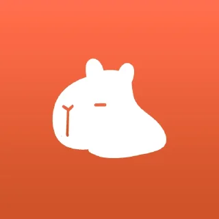 😎 emoji Долина Капібар | capyland.net Telegram sticker 1 of 17