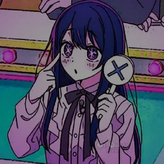 🎶 emoji Ai Hoshino by:: @Bestixwww Telegram sticker 23 of 65