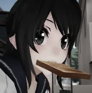 😲 emoji Yandere Simulator @sozdat_stikery_bot Telegram sticker 8 of 75