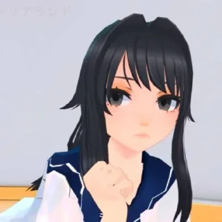 😕 emoji Yandere Simulator @sozdat_stikery_bot Telegram sticker 6 of 75