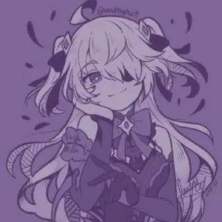 🔮 emoji Fischl !! Telegram sticker 21 of 51