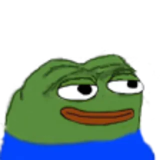 😏 emoji Peepo frog by @ne_sirozhka Telegram sticker 8 of 31