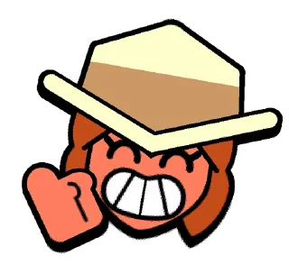 👍 emoji Shelly Pins @BrawlStarsStik Telegram sticker 21 of 22