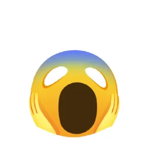 😱 emoji Жопа Telegram sticker 15 of 15