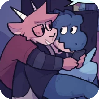 📚 emoji Duncan & Eddie Telegram sticker 6 of 76