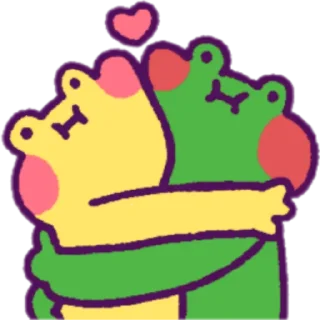 👨‍❤️‍👨 emoji жабки!! Telegram sticker 13 of 89
