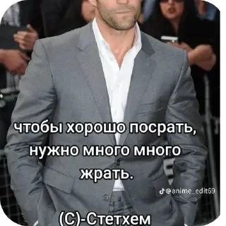 🧥 emoji Стэтхэм  (by: Культурный арбуз) Telegram sticker 22 of 40