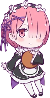 🍰 emoji Резеро - @Tg_stickersu Telegram sticker 9 of 30