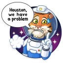 😰 emoji Cosmic Tiger Telegram sticker 15 of 25