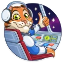 Sticker from Cosmic Tiger