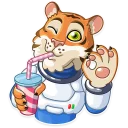 👌 emoji Cosmic Tiger Telegram sticker 23 of 25