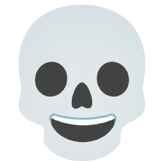Sticker from Скелетон Эмодзи