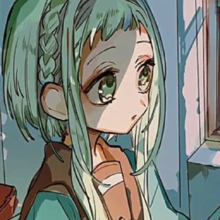 😲 emoji Сакура Нанамине💚 @toiletboundhanakokun_wc Telegram sticker 17 of 73