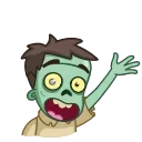 👋 emoji Zombie Telegram sticker 5 of 20