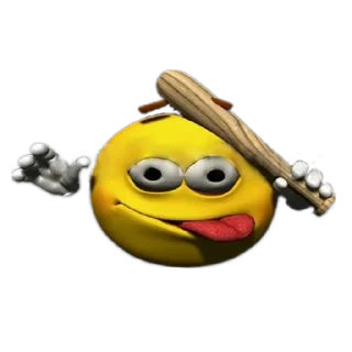 🤪 emoji 3D Смайлики 2 @stickers104 Telegram sticker 2 of 73