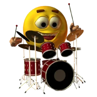 🥁 emoji 3D Смайлики 2 @stickers104 Telegram sticker 22 of 73