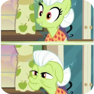 🐱 emoji Granny Smith /@lx_zyr Telegram sticker 2 of 24
