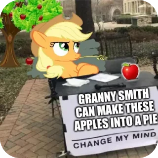 🔥 emoji Granny Smith /@lx_zyr Telegram sticker 17 of 24
