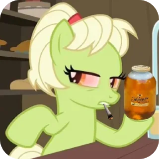 🍺 emoji Granny Smith /@lx_zyr Telegram sticker 8 of 24