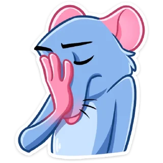 🤦‍♂ emoji Мистер крыс Telegram sticker 24 of 48