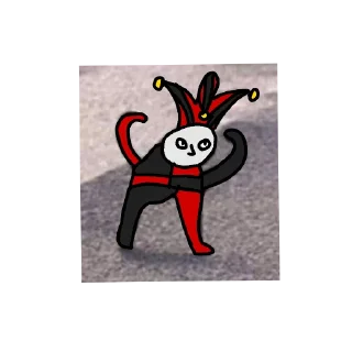 🐱 emoji шут :) Telegram sticker 19 of 77