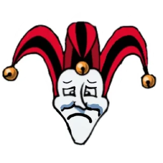 😥 emoji шут :) Telegram sticker 7 of 77