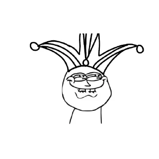 😏 emoji шут :) Telegram sticker 17 of 77