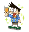 🍷 emoji Doraemon Telegram sticker 20 of 120