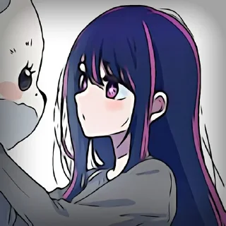 🧸 emoji Hoshino Ai [Oshi no Ko] | @lightbluevpn_bot Telegram sticker 2 of 97