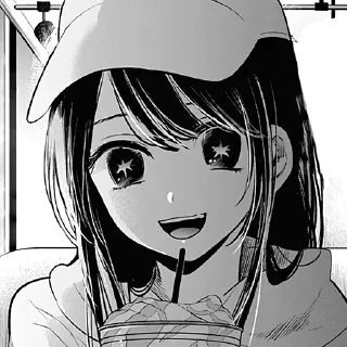 🖤 emoji Hoshino Ai [Oshi no Ko] | @lightbluevpn_bot Telegram sticker 19 of 97