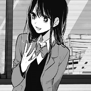 🖤 emoji Hoshino Ai [Oshi no Ko] | @lightbluevpn_bot Telegram sticker 24 of 97