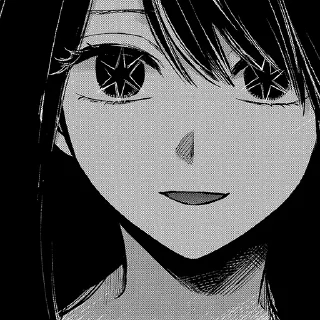 🖤 emoji Hoshino Ai [Oshi no Ko] | @lightbluevpn_bot Telegram sticker 1 of 97